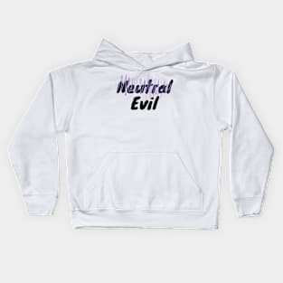 "Neutral" Evil Alignment Kids Hoodie